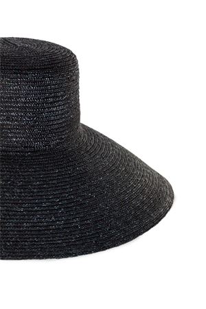 Black woven straw hat CATARZI 1910 | P25CAT47NERNER